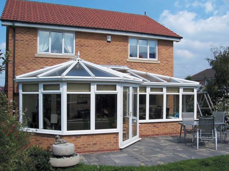 p shaped conservatories