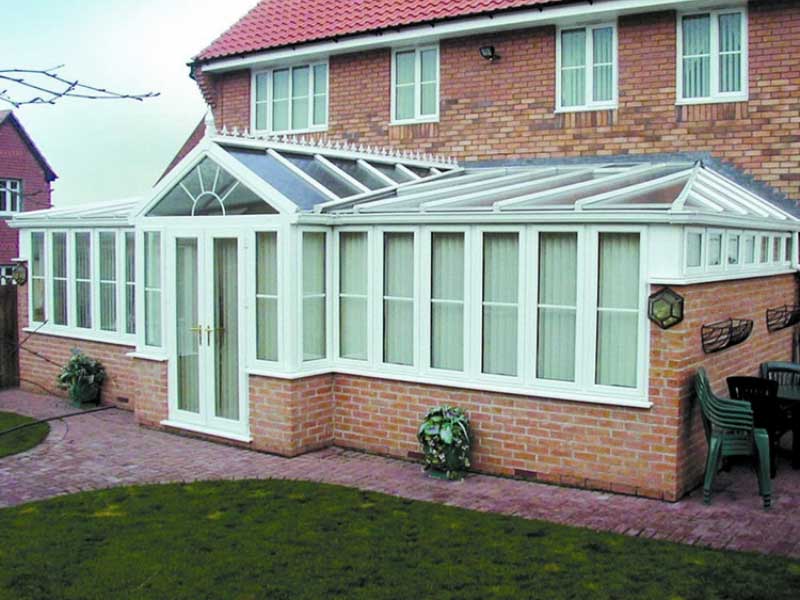 t shaped conservatories