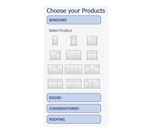 choose your products