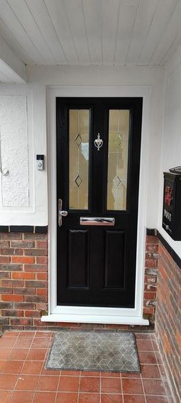 black upvc door essex 02